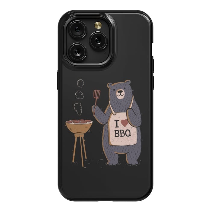 iPhone 15 Pro Max StrongFit I Love BBQ- by eduely