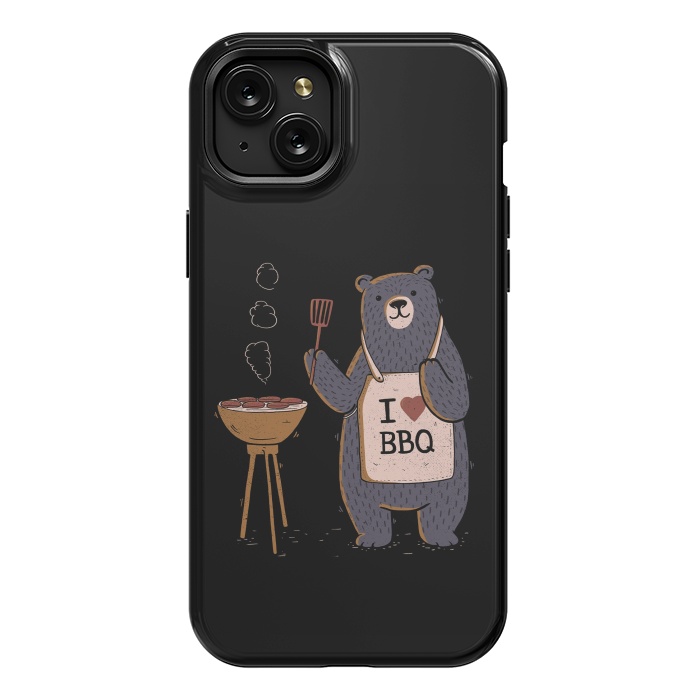 iPhone 15 Plus StrongFit I Love BBQ- by eduely
