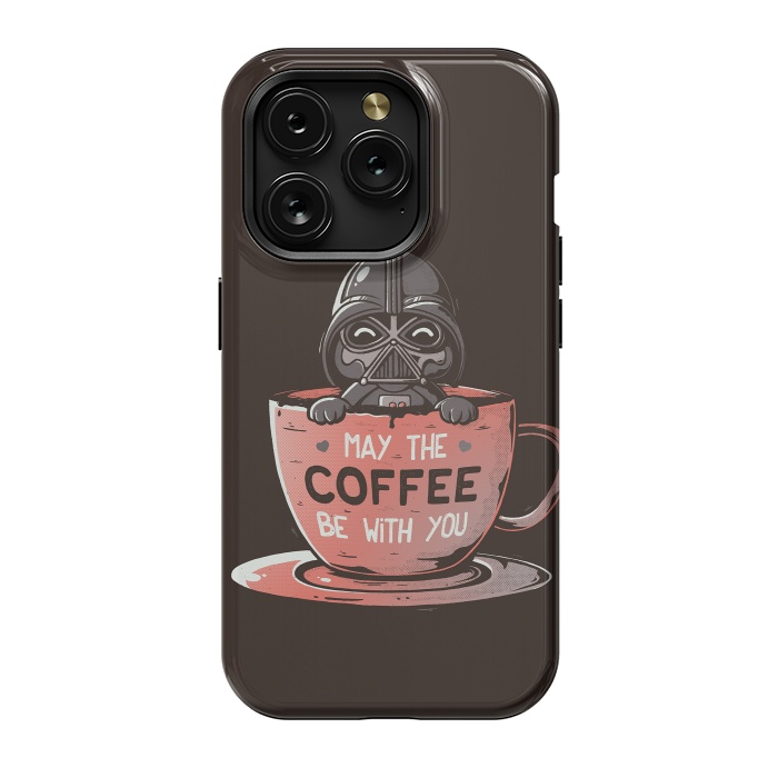 iPhone 15 Pro StrongFit May the Coffee Be With You by eduely