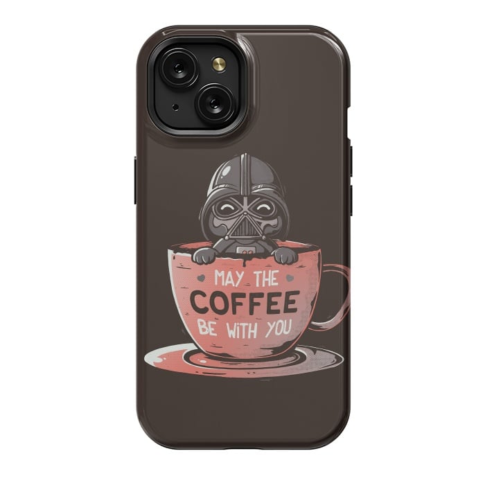 iPhone 15 StrongFit May the Coffee Be With You by eduely
