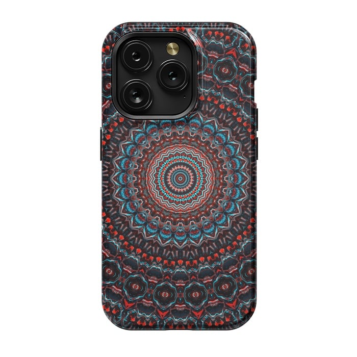 iPhone 15 Pro StrongFit Abstract Mandala by Art Design Works