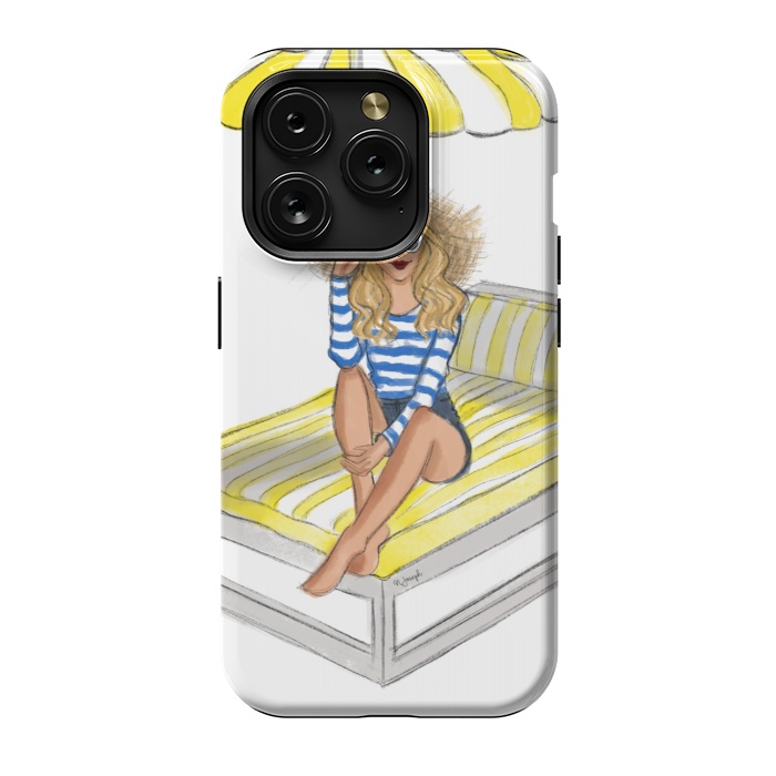 iPhone 15 Pro StrongFit Bora Bora Baby by Natasha Joseph Illustrations 