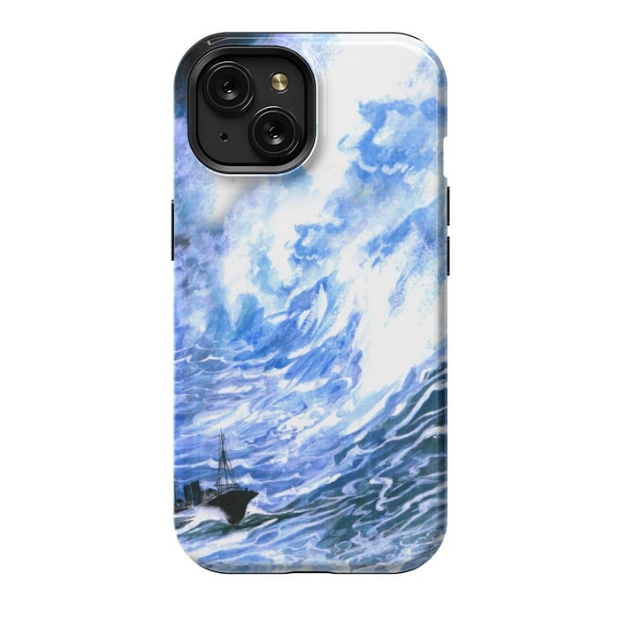 iPhone 15 StrongFit Sea Strom by Max LeTamis