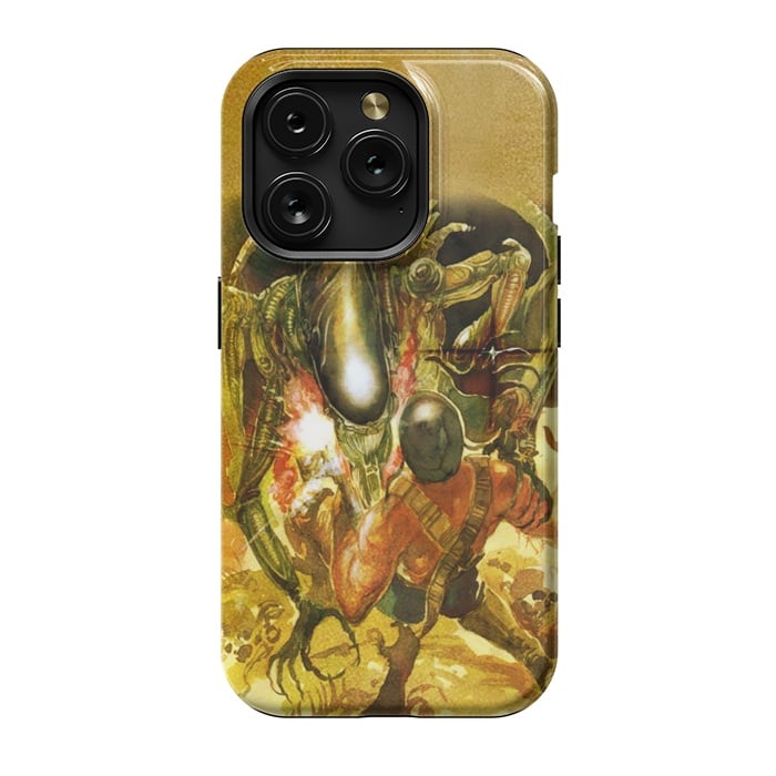 iPhone 15 Pro StrongFit Aliens and War by Max LeTamis