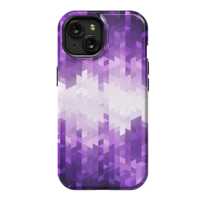 iPhone 15 StrongFit Ultra Violet Pattern I by Art Design Works