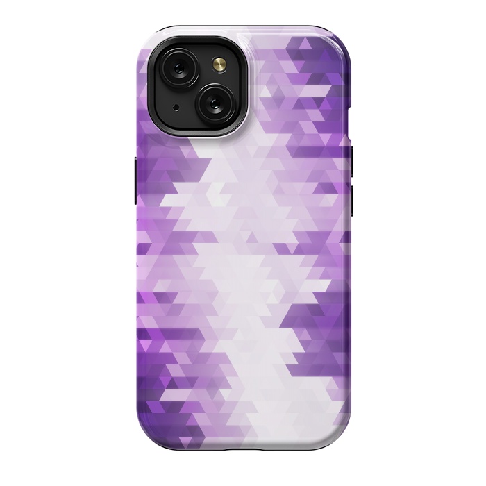 iPhone 15 StrongFit Ultra Violet Pattern III by Art Design Works
