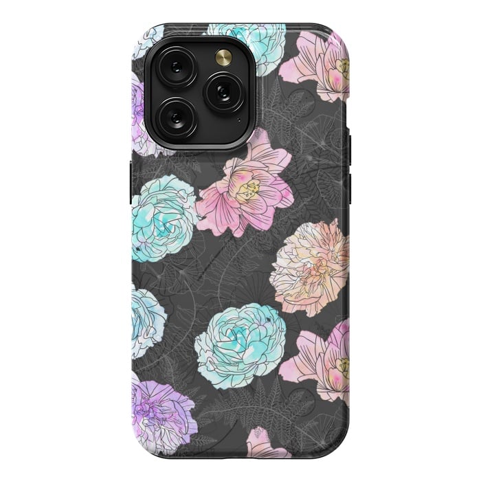 iPhone 15 Pro Max StrongFit Color Pop Floral by Noonday Design