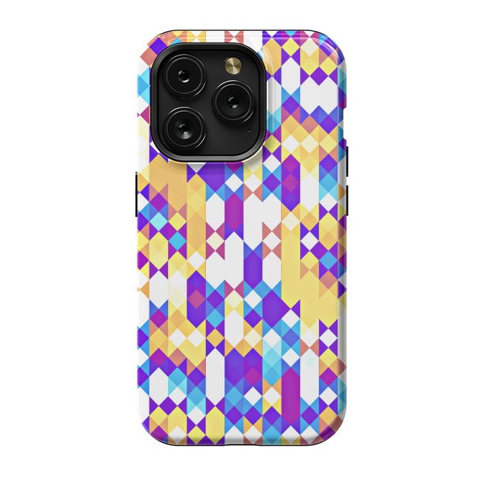 iPhone 15 Pro StrongFit Colorful Pattern I by Art Design Works