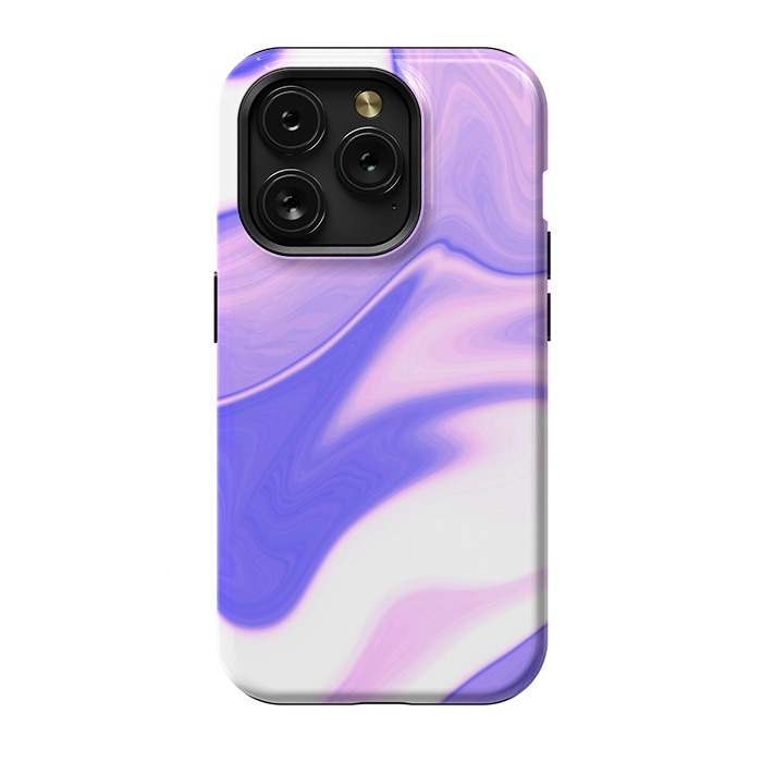 iPhone 15 Pro StrongFit Pink, Purple and White by Ashley Camille