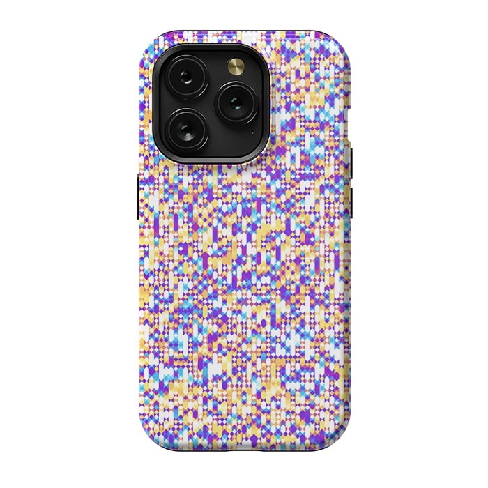 iPhone 15 Pro StrongFit  Colorful Pattern II by Art Design Works