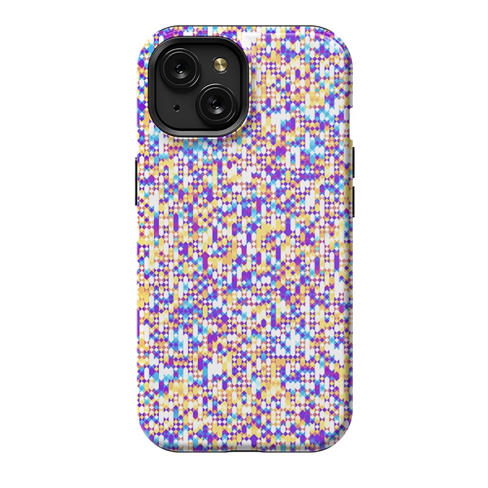iPhone 15 StrongFit  Colorful Pattern II by Art Design Works