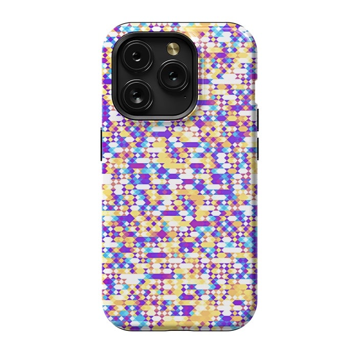 iPhone 15 Pro StrongFit  Colorful Pattern III by Art Design Works