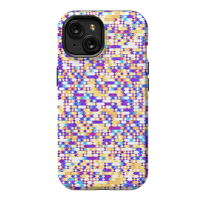 iPhone 15 StrongFit  Colorful Pattern III by Art Design Works