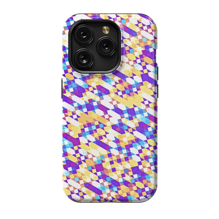 iPhone 15 Pro StrongFit Colorful Pattern IV by Art Design Works