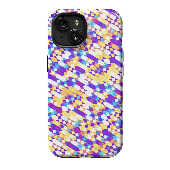 iPhone 15 StrongFit Colorful Pattern IV by Art Design Works