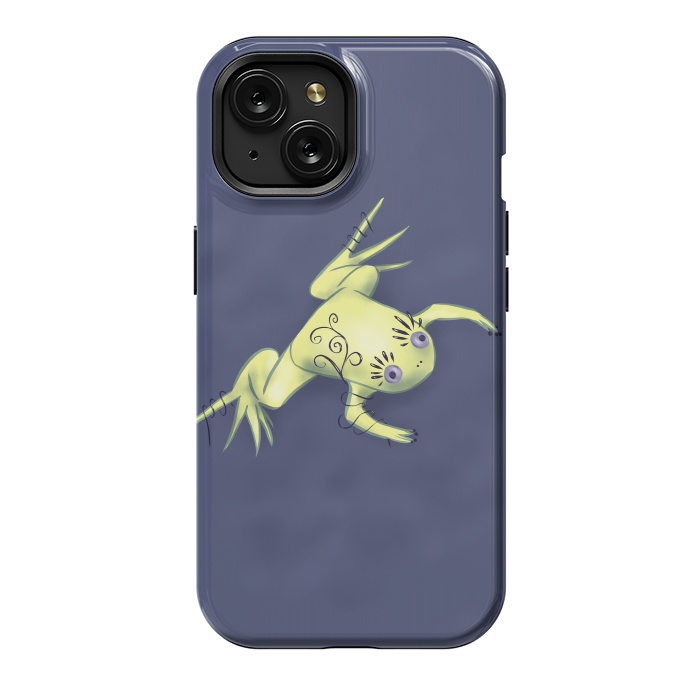 iPhone 15 StrongFit Weird Frog With Funny Eyelashes Digital Art by Boriana Giormova