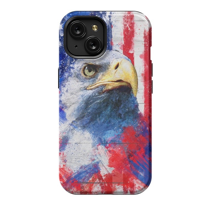 iPhone 15 StrongFit Artistic XLIII - American Pride by Art Design Works