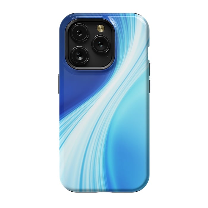 iPhone 15 Pro StrongFit Abstract Blue Design by Art Design Works