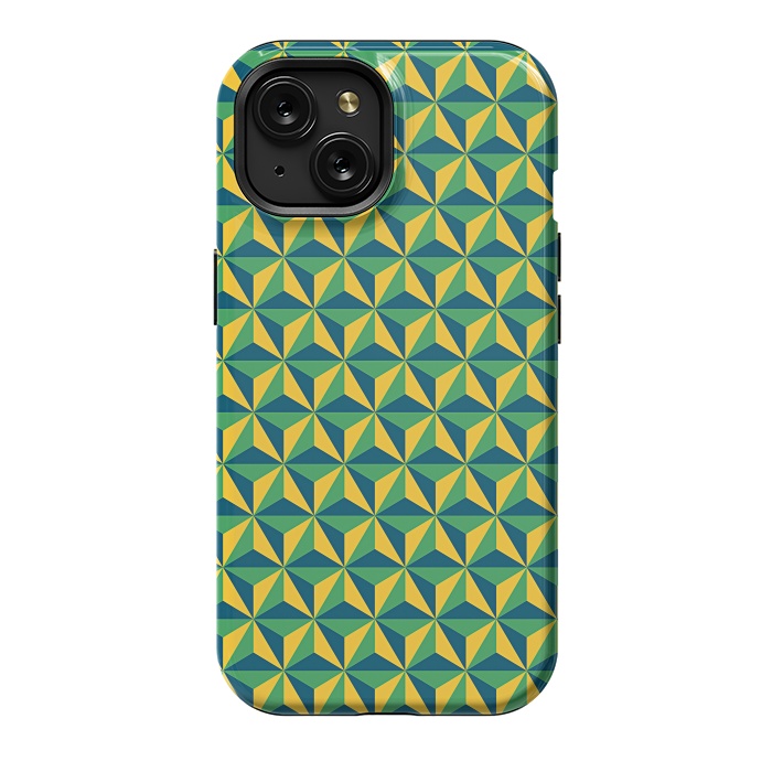 iPhone 15 StrongFit Geometric Pattern IV by Art Design Works