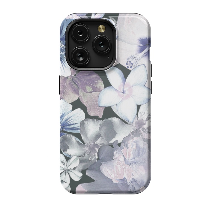 iPhone 15 Pro StrongFit Dark flowers by Susanna Nousiainen