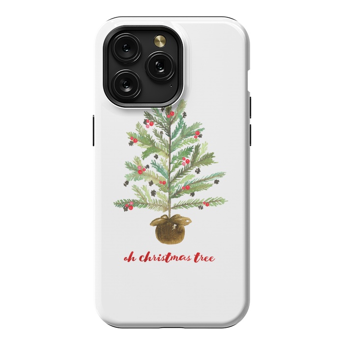 iPhone 15 Pro Max StrongFit Oh Christmas Tree by Noonday Design