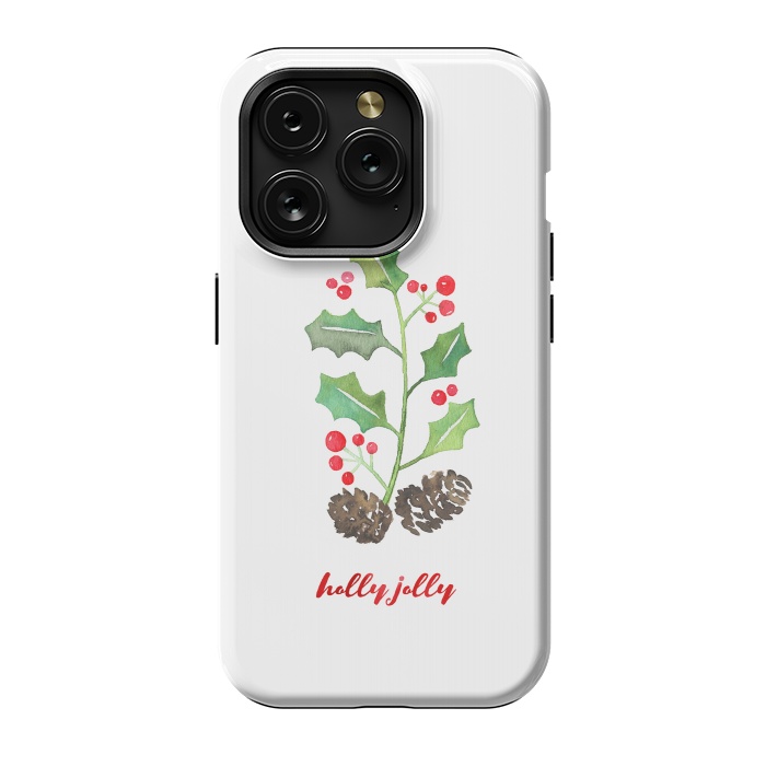 iPhone 15 Pro StrongFit Holly Jolly by Noonday Design