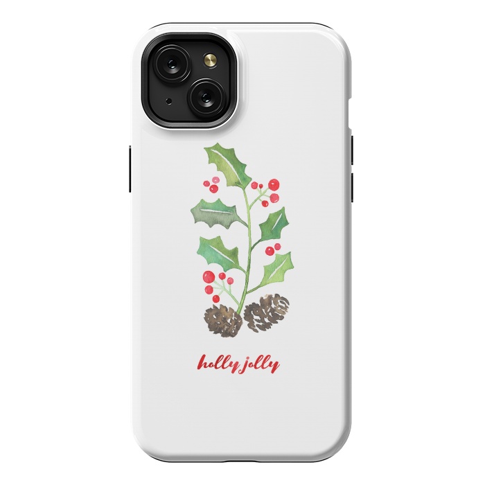 iPhone 15 Plus StrongFit Holly Jolly by Noonday Design