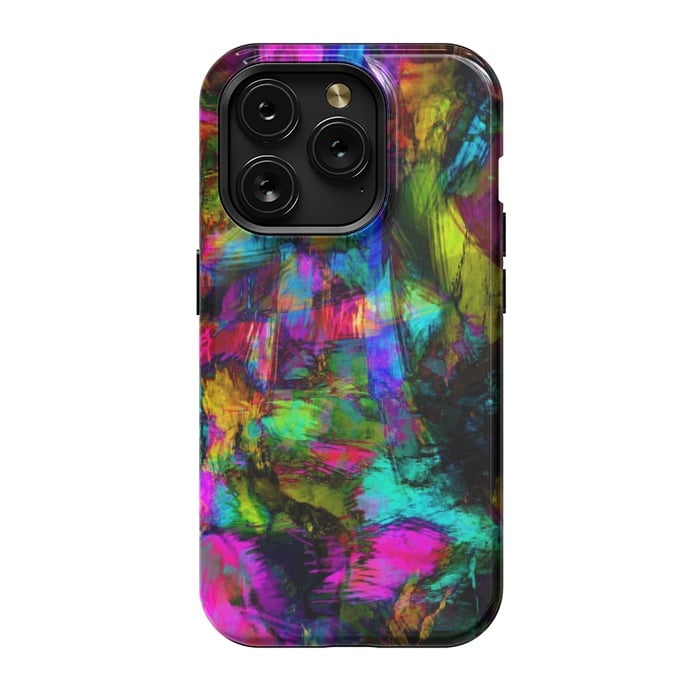 iPhone 15 Pro StrongFit Chaos Blue by Josie