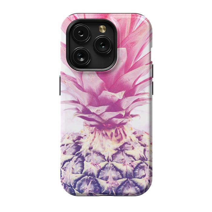 iPhone 15 Pro StrongFit Pink pineapple by Oana 