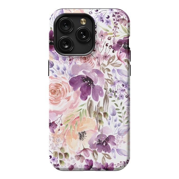 iPhone 15 Pro Max StrongFit Floral Chaos by Anis Illustration
