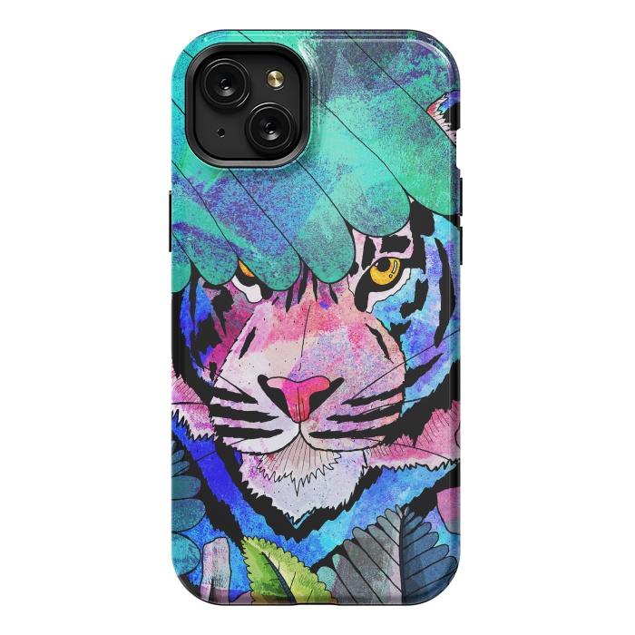 iPhone 15 Plus StrongFit Jungle Hunter by Steve Wade (Swade)