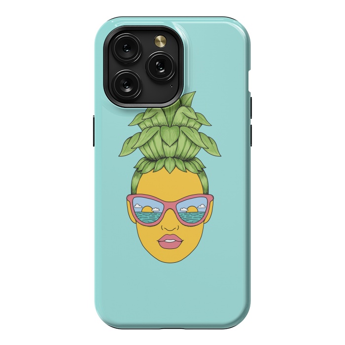 iPhone 15 Pro Max StrongFit Pineapple Girl by Coffee Man