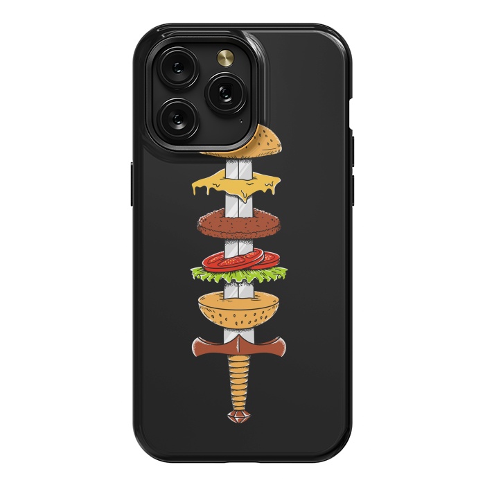 iPhone 15 Pro Max StrongFit sword Burger by Coffee Man