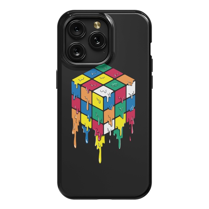 iPhone 15 Pro Max StrongFit Rubiks Cube by Coffee Man
