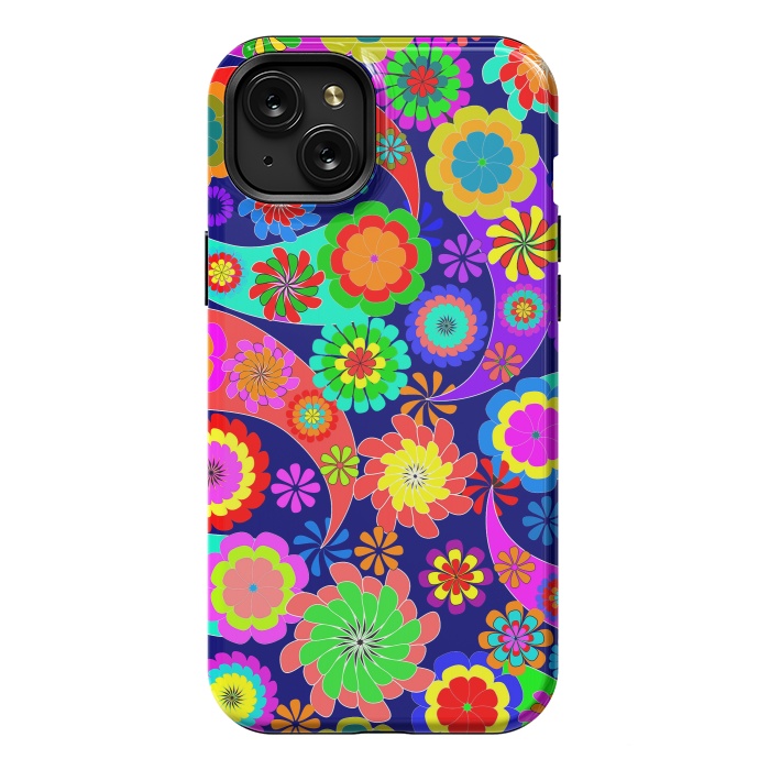 iPhone 15 Plus StrongFit Psychodelic Spring by ArtsCase