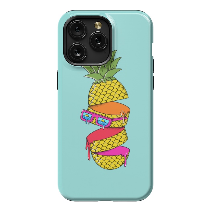 iPhone 15 Pro Max StrongFit Pineapple Colors by Coffee Man