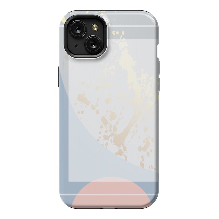 iPhone 15 Plus StrongFit Pastel Colors In Marbling by ArtsCase