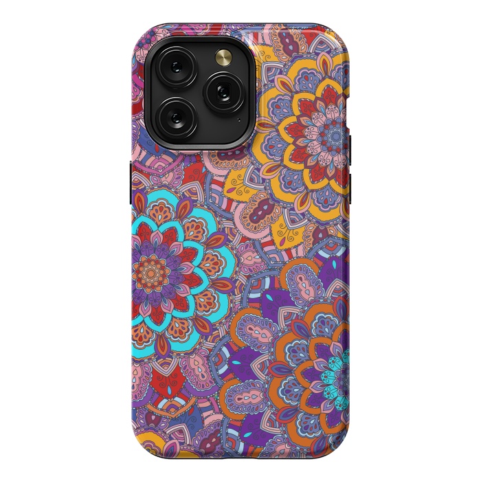 iPhone 15 Pro Max StrongFit Mandalas In Colors Earth  by ArtsCase
