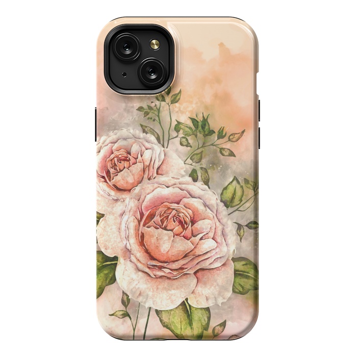 iPhone 15 Plus StrongFit Behind The Rose by Creativeaxle