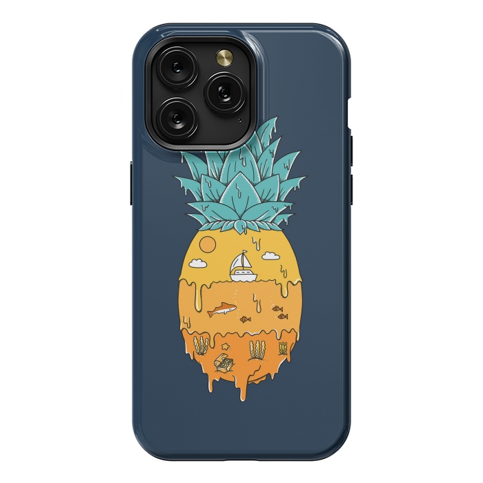 iPhone 15 Pro Max StrongFit Pineapple Landscape by Coffee Man