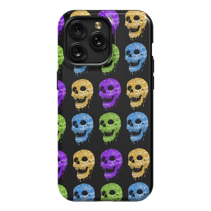 iPhone 15 Pro Max StrongFit Skulls Colors by Coffee Man