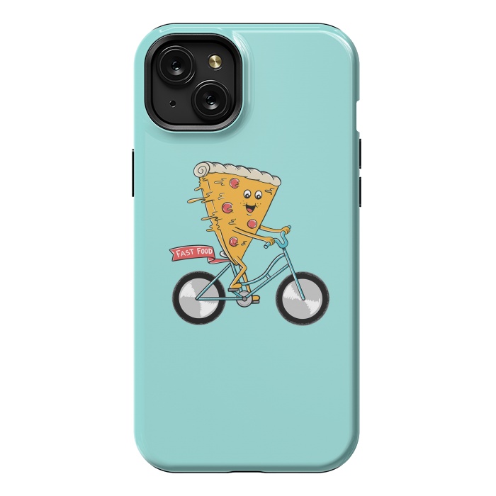 iPhone 15 Plus StrongFit Pizza Fast Food by Coffee Man