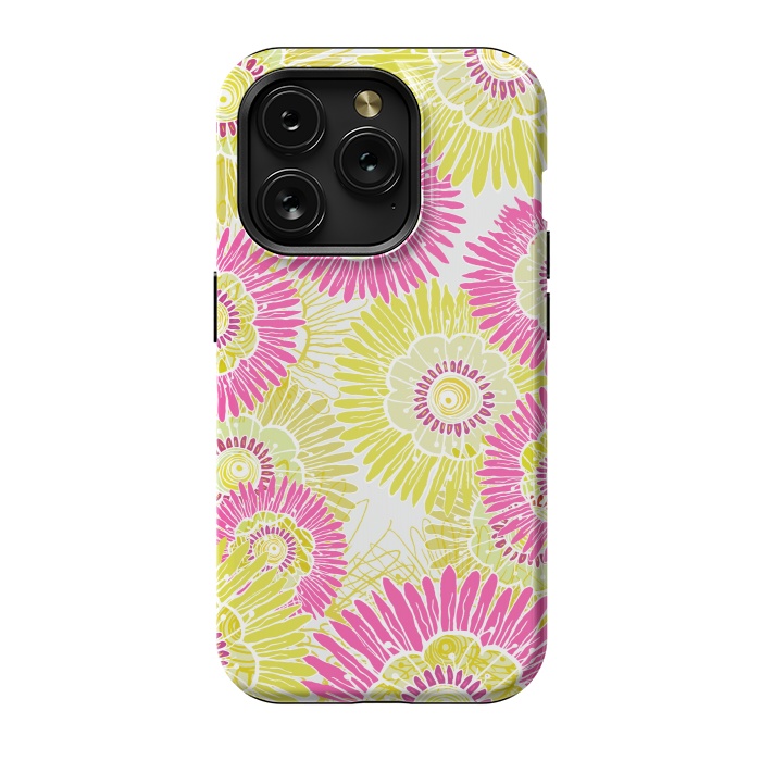 iPhone 15 Pro StrongFit Flower Power  by Rose Halsey