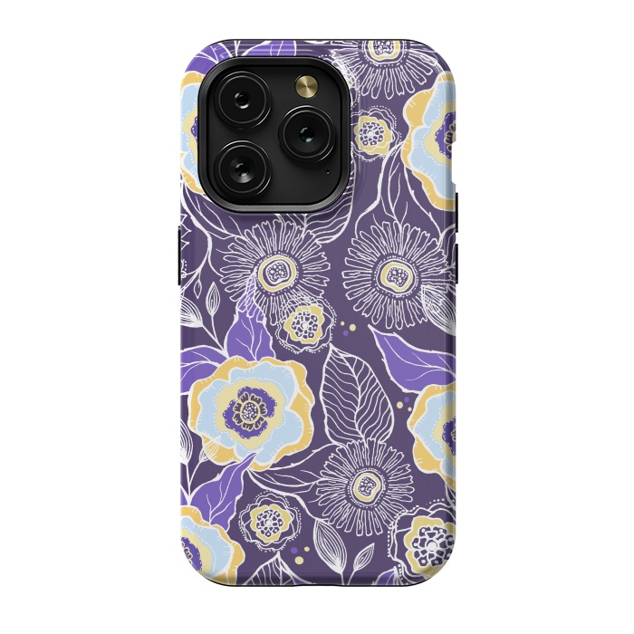 iPhone 15 Pro StrongFit Floral Sunshine by Rose Halsey
