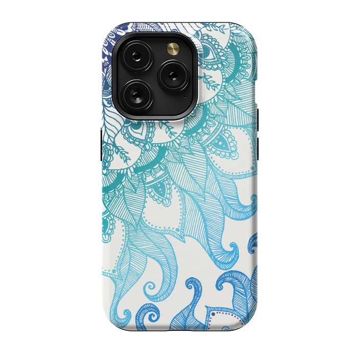 iPhone 15 Pro StrongFit Mermaid Mandala by Rose Halsey