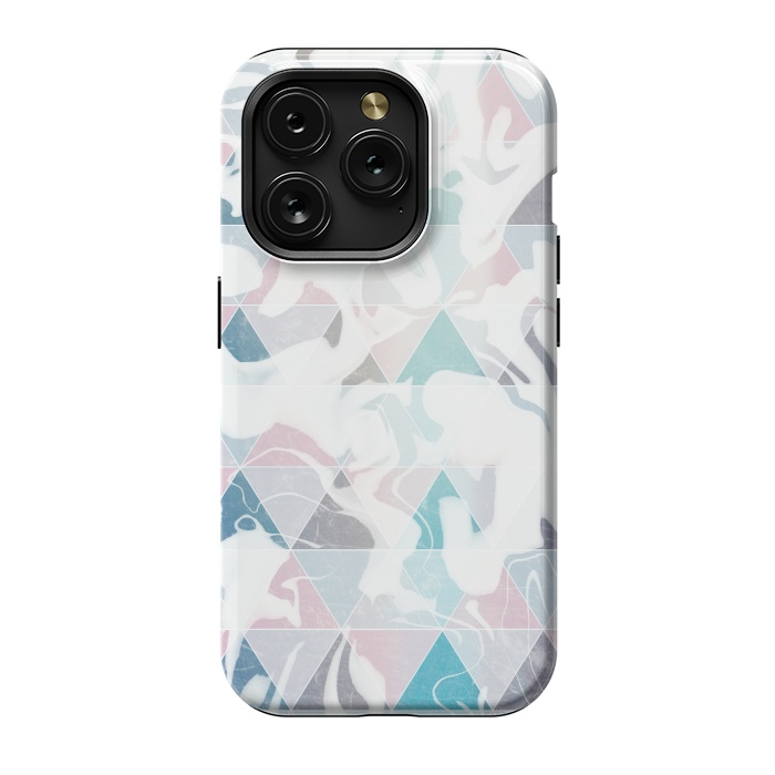 iPhone 15 Pro StrongFit Geometric marble by Jms