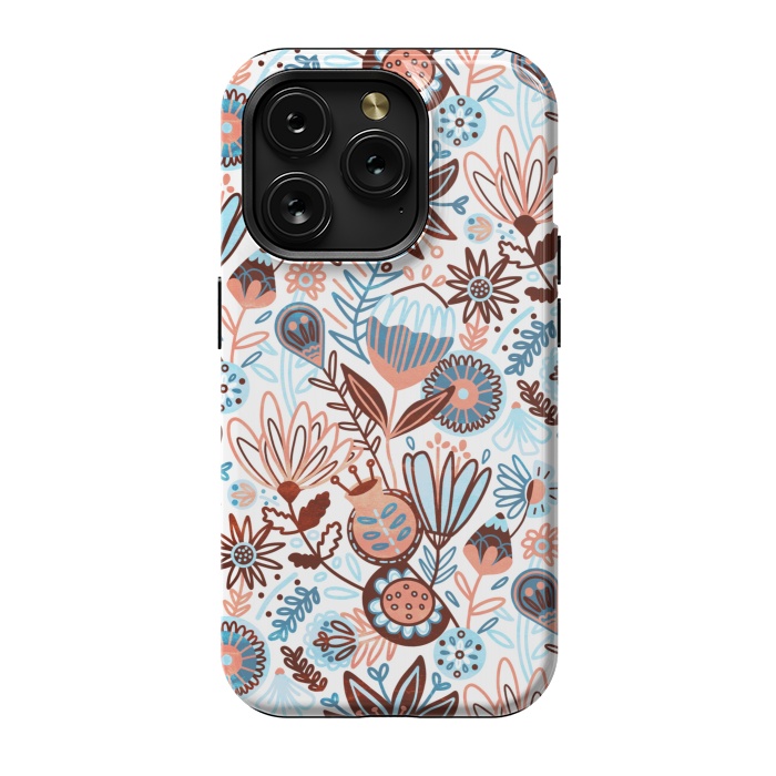iPhone 15 Pro StrongFit Winter Floral  by Tigatiga