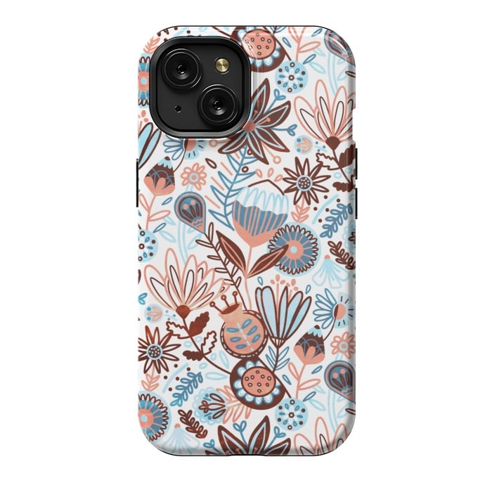 iPhone 15 StrongFit Winter Floral  by Tigatiga