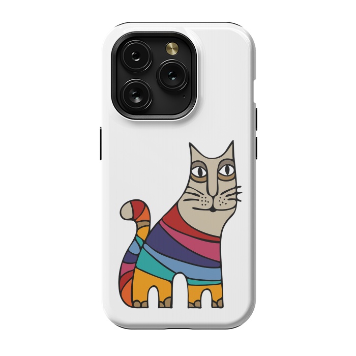 iPhone 15 Pro StrongFit Magic Cat I by Majoih