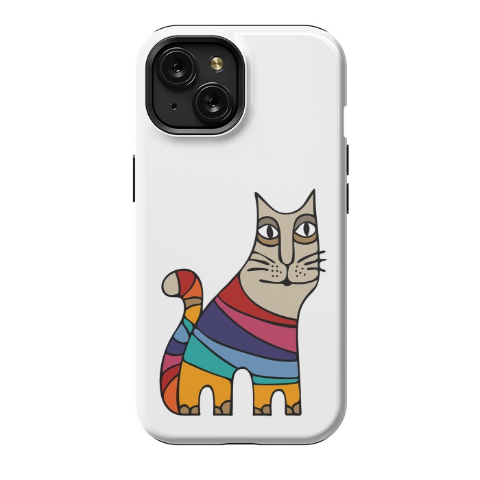 iPhone 15 StrongFit Magic Cat I by Majoih
